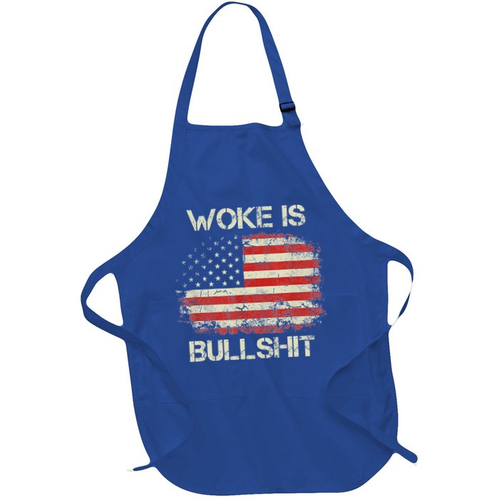 Woke Is Bullshit Apron
