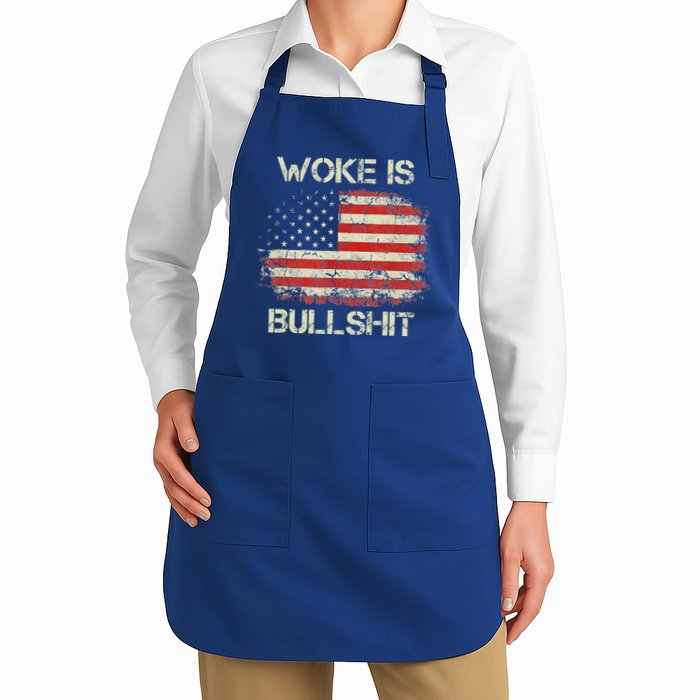 Woke Is Bullshit Apron
