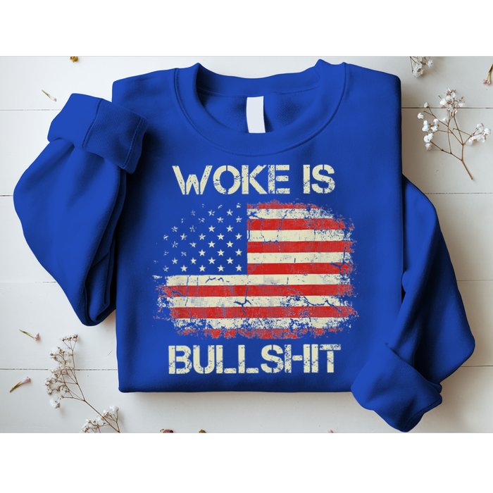 Woke Is Bullshit Sweatshirt