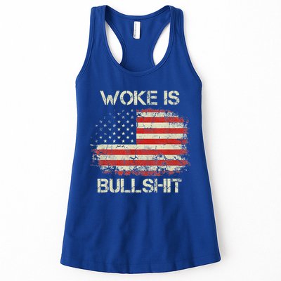 Woke Is Bullshit Womens Tank Top