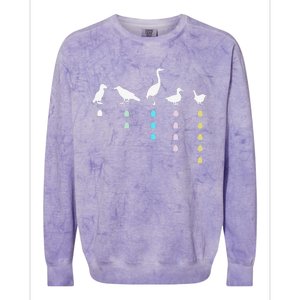 Wingin' It Board Game Colorblast Crewneck Sweatshirt