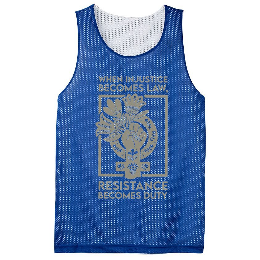 When Injustice Becomes Law Mesh Reversible Basketball Jersey Tank