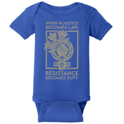 When Injustice Becomes Law Baby Bodysuit