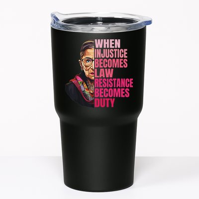 When Injustice Becomes Law Resistance Becomes Duty Rbg Quote Tumbler