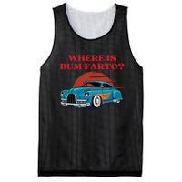 Where Is Bum Farto Retro Mesh Reversible Basketball Jersey Tank