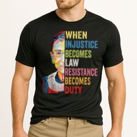 When Injustice Becomes Law Resistance Becomes Duty Cooling Performance Crew T-Shirt