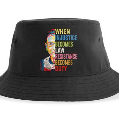 When Injustice Becomes Law Resistance Becomes Duty Sustainable Bucket Hat