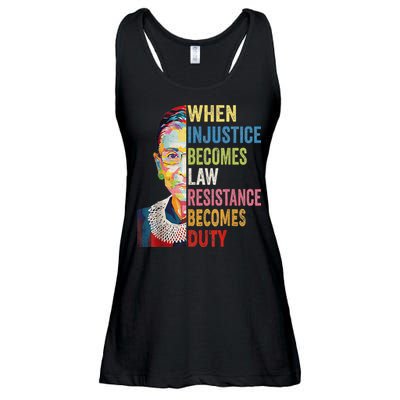 When Injustice Becomes Law Resistance Becomes Duty Ladies Essential Flowy Tank