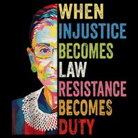 When Injustice Becomes Law Resistance Becomes Duty Short Acrylic Beanie