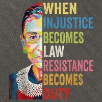 When Injustice Becomes Law Resistance Becomes Duty Cotton Canvas Backpack