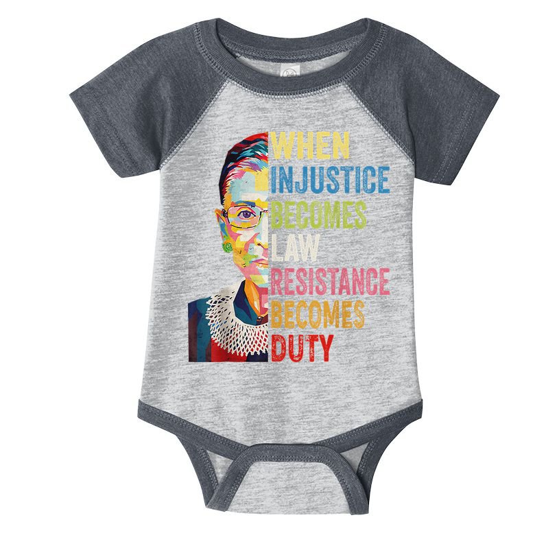 When Injustice Becomes Law Resistance Becomes Duty Infant Baby Jersey Bodysuit