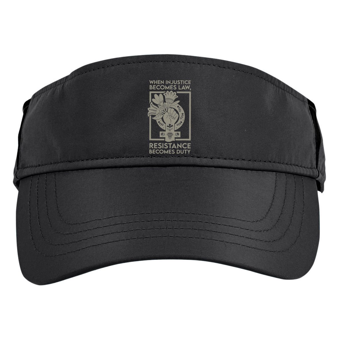 When Injustice Becomes Law Resistance Becomes Duty Adult Drive Performance Visor