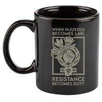 When Injustice Becomes Law Resistance Becomes Duty 11oz C Handle Ceramic Mug