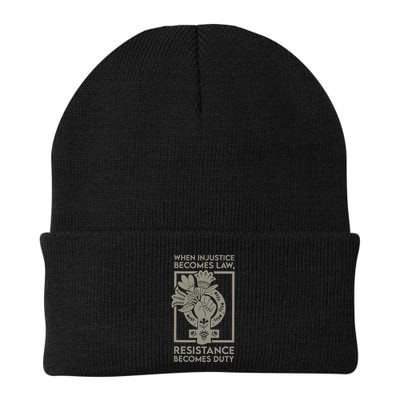 When Injustice Becomes Law Resistance Becomes Duty Beanie