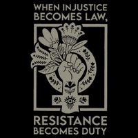 When Injustice Becomes Law Resistance Becomes Duty Drawstring Bag