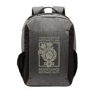 When Injustice Becomes Law Resistance Becomes Duty Vector Backpack