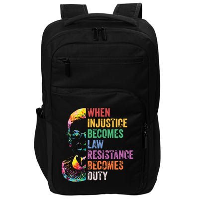 When Injustice Becomes Law Resist Resistance Impact Tech Backpack