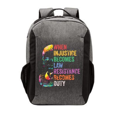 When Injustice Becomes Law Resist Resistance Vector Backpack