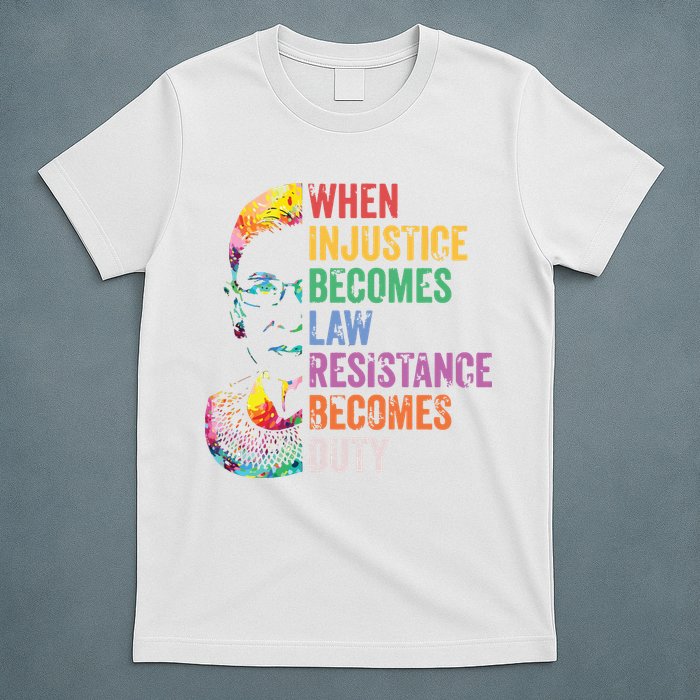 When Injustice Becomes Law Resist Resistance T-Shirt