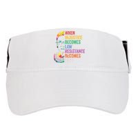 When Injustice Becomes Law Resist Resistance Adult Drive Performance Visor