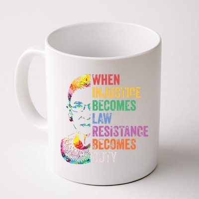 When Injustice Becomes Law Resist Resistance Mug