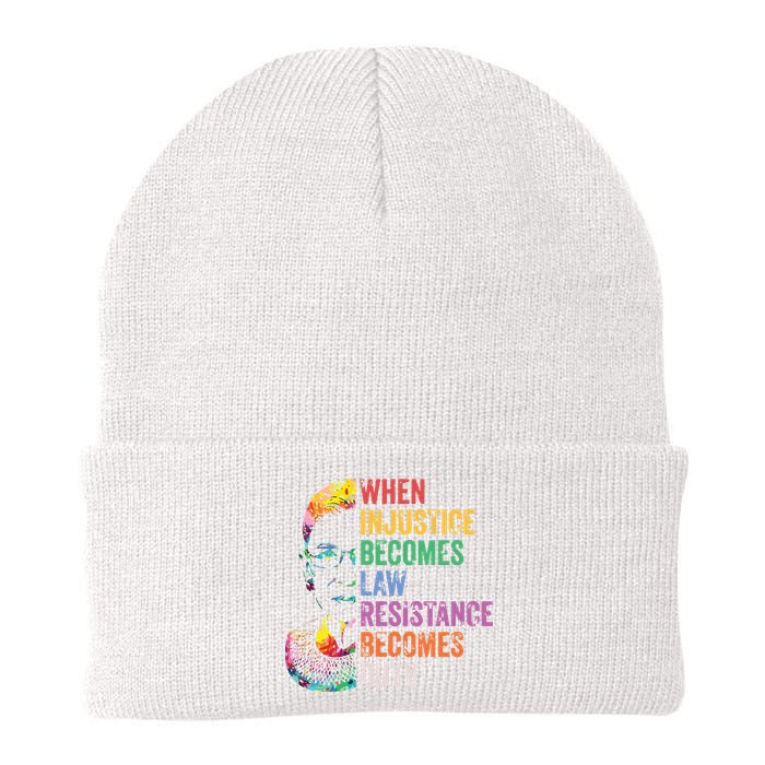 When Injustice Becomes Law Resist Resistance Beanie