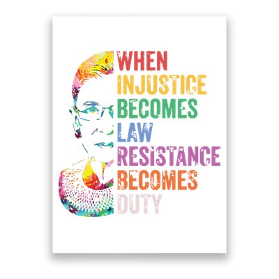 When Injustice Becomes Law Resist Resistance Poster