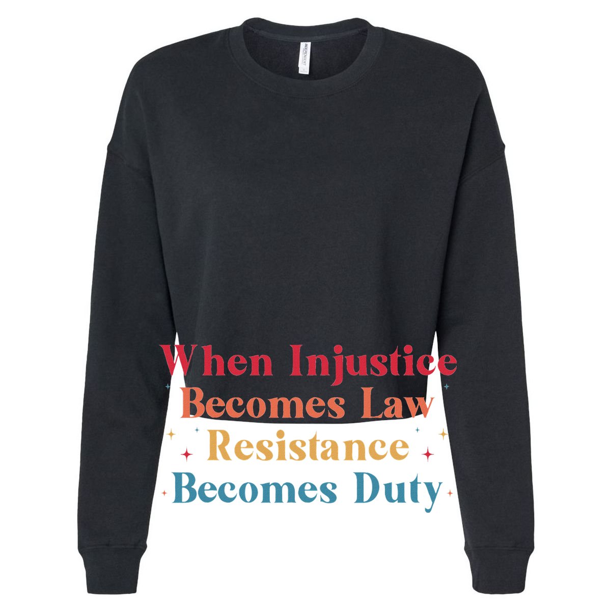 When Injustice Becomes Law Resistance Becomes Duty Retro 25L Jumbo Tote