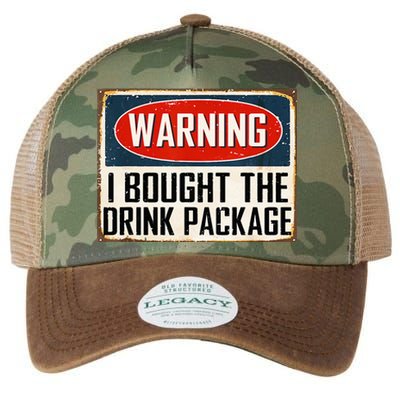 Warning I Bought The Drink Package Legacy Tie Dye Trucker Hat