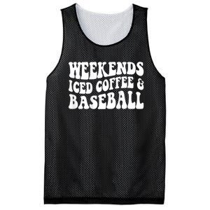 Weekends Iced Coffee Baseball Mesh Reversible Basketball Jersey Tank