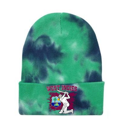 West Indies Cricket 2024 Supporters Cool Cricket Fans Tie Dye 12in Knit Beanie