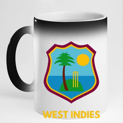 West Indies Cricket Fan Supporter 11oz Black Color Changing Mug