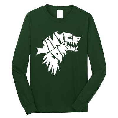 Winter Is Coming Dire Wolf Long Sleeve Shirt