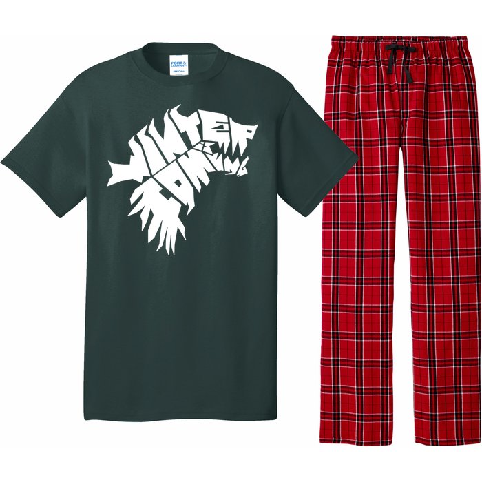 Winter Is Coming Dire Wolf Pajama Set