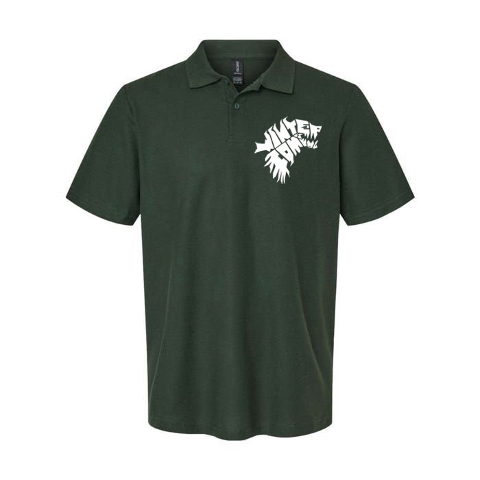 Winter Is Coming Dire Wolf Softstyle Adult Sport Polo