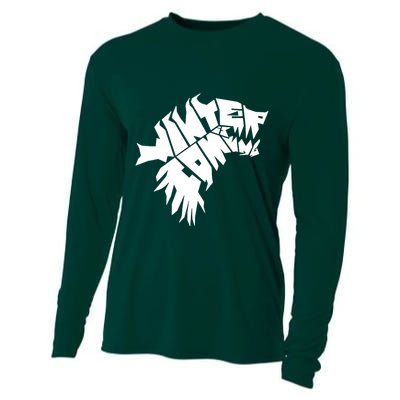 Winter Is Coming Dire Wolf Cooling Performance Long Sleeve Crew