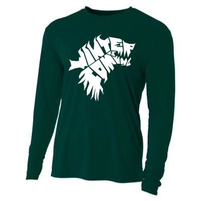 Winter Is Coming Dire Wolf Cooling Performance Long Sleeve Crew