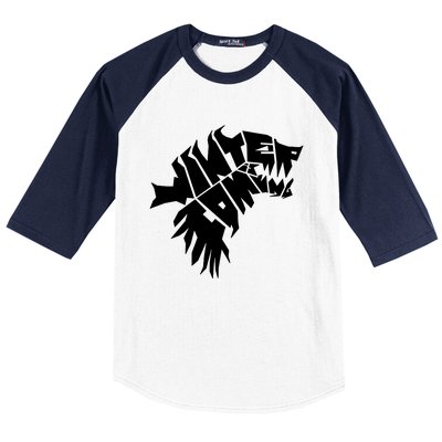 Winter Is Coming Dire Wolf Baseball Sleeve Shirt