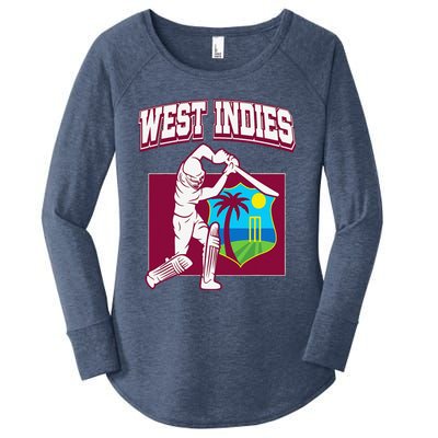 West Indies Cricket 2024 Jersey Cool Cricket Windies Women's Perfect Tri Tunic Long Sleeve Shirt