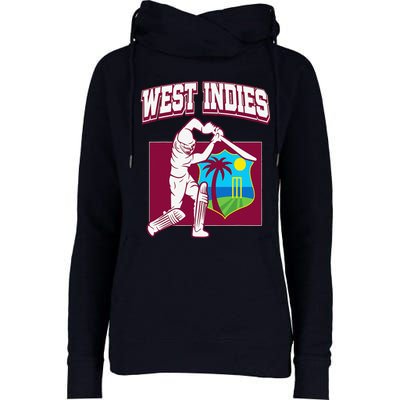 West Indies Cricket 2024 Jersey Cool Cricket Windies Womens Funnel Neck Pullover Hood