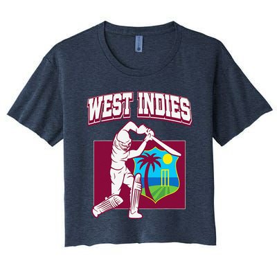 West Indies Cricket 2024 Jersey Cool Cricket Windies Women's Crop Top Tee