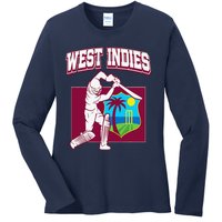 West Indies Cricket 2024 Jersey Cool Cricket Windies Ladies Long Sleeve Shirt