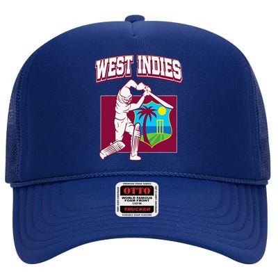 West Indies Cricket 2024 Jersey Cool Cricket Windies High Crown Mesh Back Trucker Hat