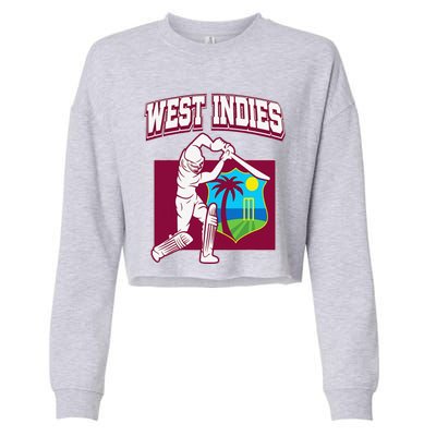 West Indies Cricket 2024 Jersey Cool Cricket Windies Cropped Pullover Crew