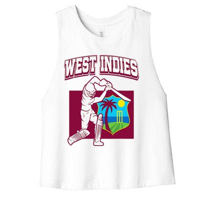 West Indies Cricket 2024 Jersey Cool Cricket Windies Women's Racerback Cropped Tank