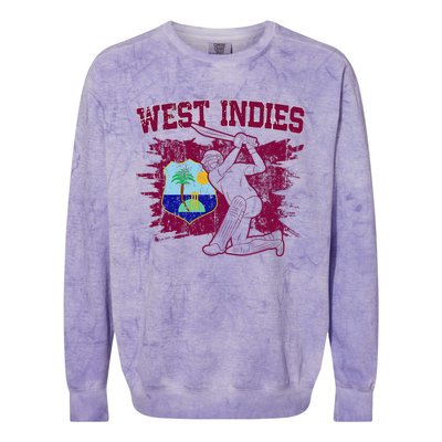 West Indies Cricket 2024 Jersey Cool Cricket Windies Colorblast Crewneck Sweatshirt