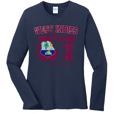 West Indies Cricket 2024 Jersey Cool Cricket Windies Ladies Long Sleeve Shirt