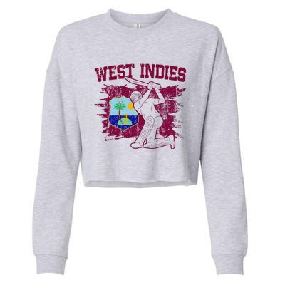 West Indies Cricket 2024 Jersey Cool Cricket Windies Cropped Pullover Crew