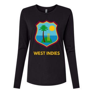 West Indies Cricket Fan Supporter Womens Cotton Relaxed Long Sleeve T-Shirt