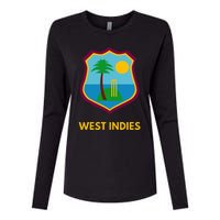 West Indies Cricket Fan Supporter Womens Cotton Relaxed Long Sleeve T-Shirt